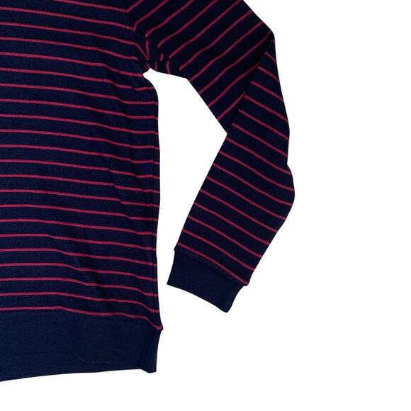 Jos. A. Bank 1905 Mens Sz L 1/4 Zip Comfort Stretch Tailored Fit Striped Sweater - Picture 12 of 14